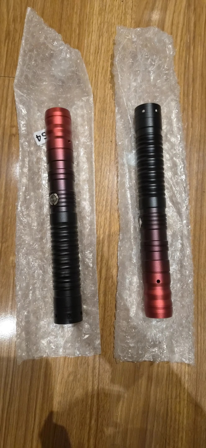 Set of Two RGB BASELITLightsaber Hilts and Blades NSABERS