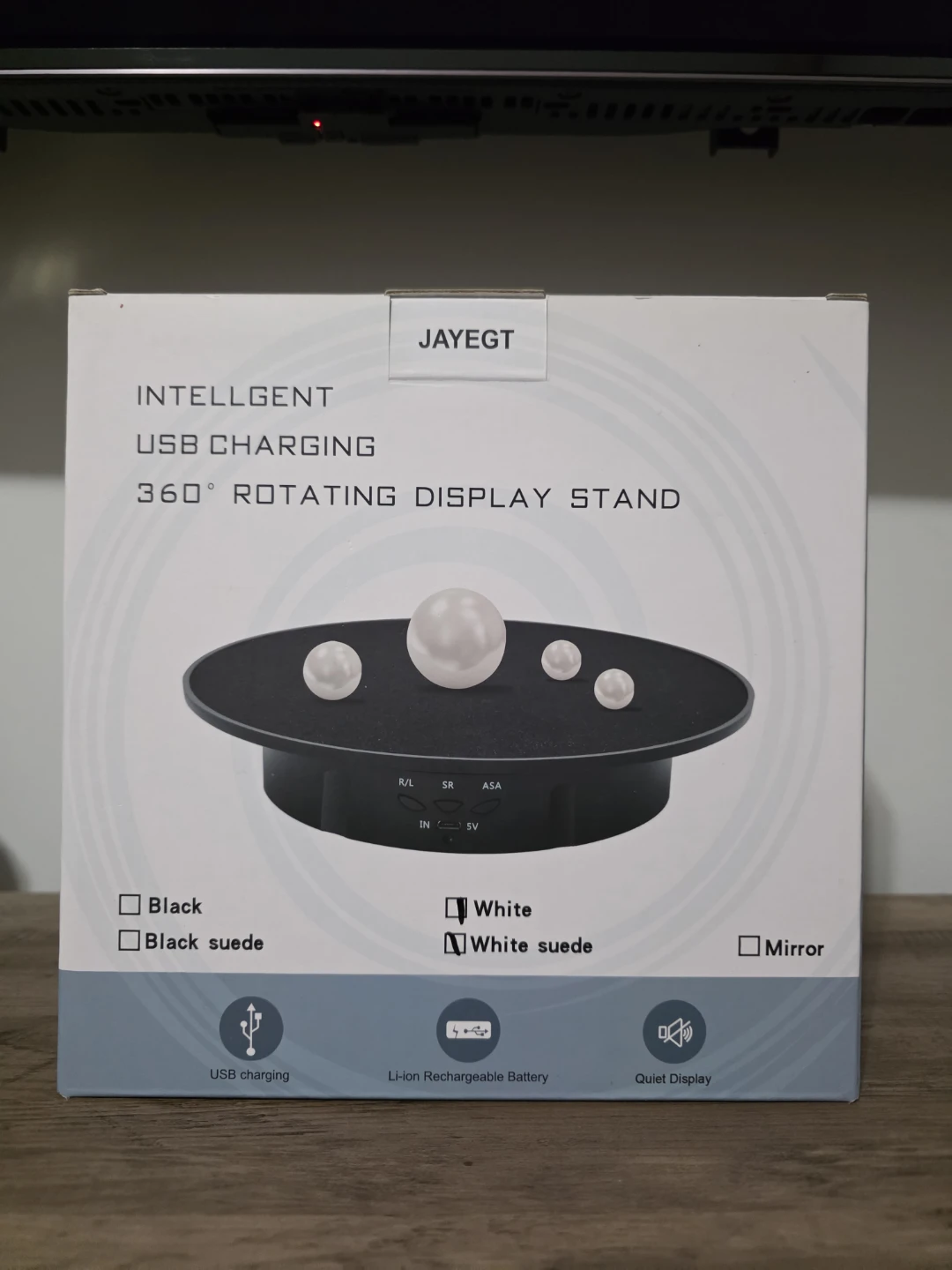 JAYEGT 360 Rotating Display Stand - photo 2