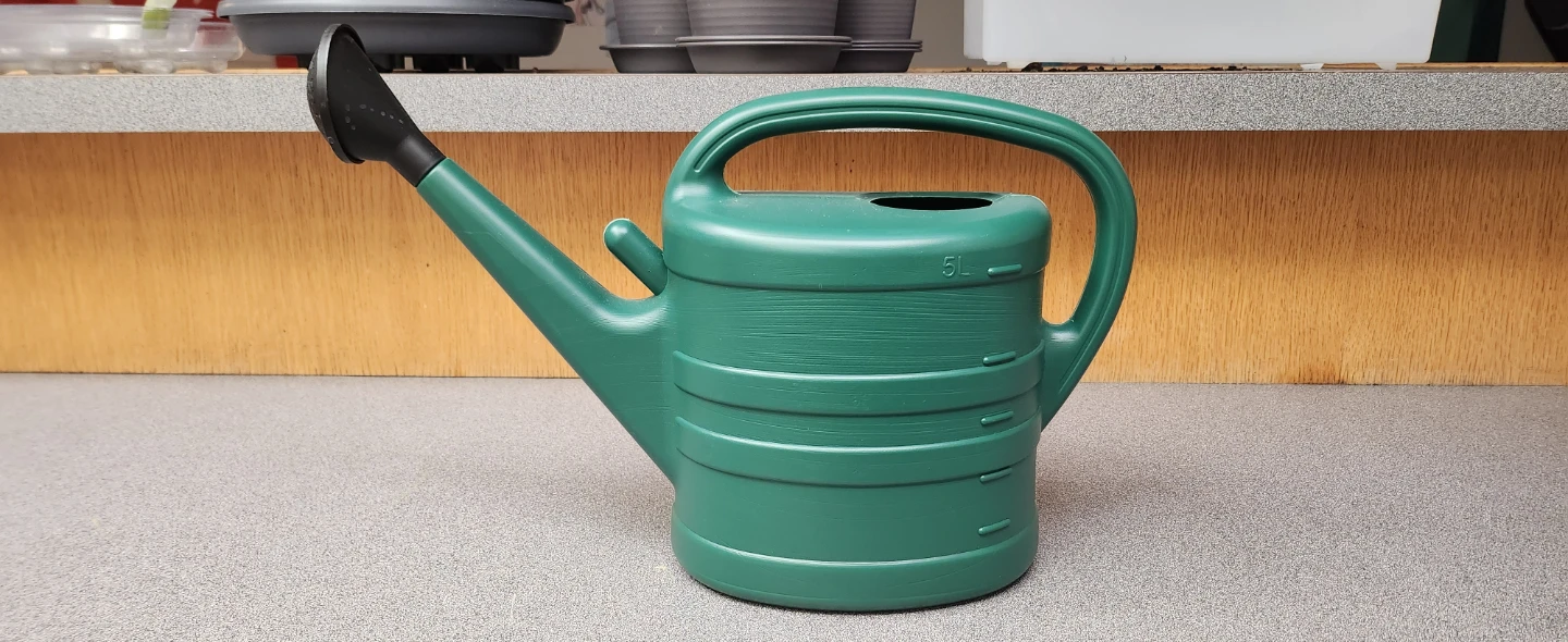 Green 5L Plastic Watering Can