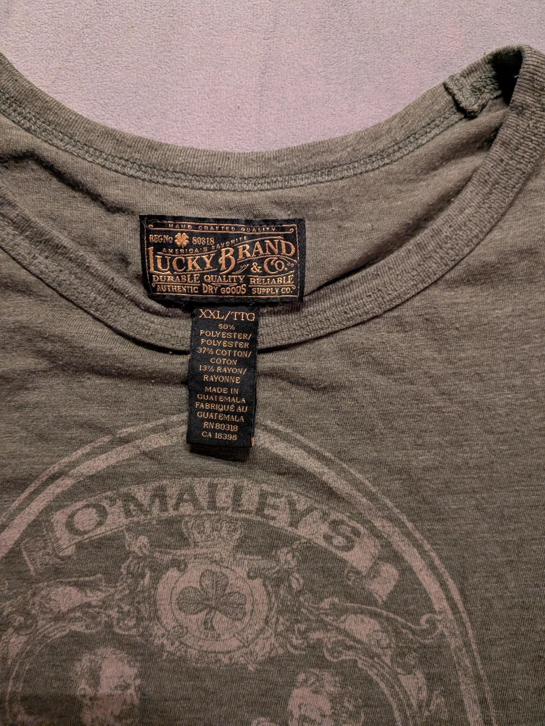 Lucky Brand O'Malley's T-Shirt XXL - photo 2