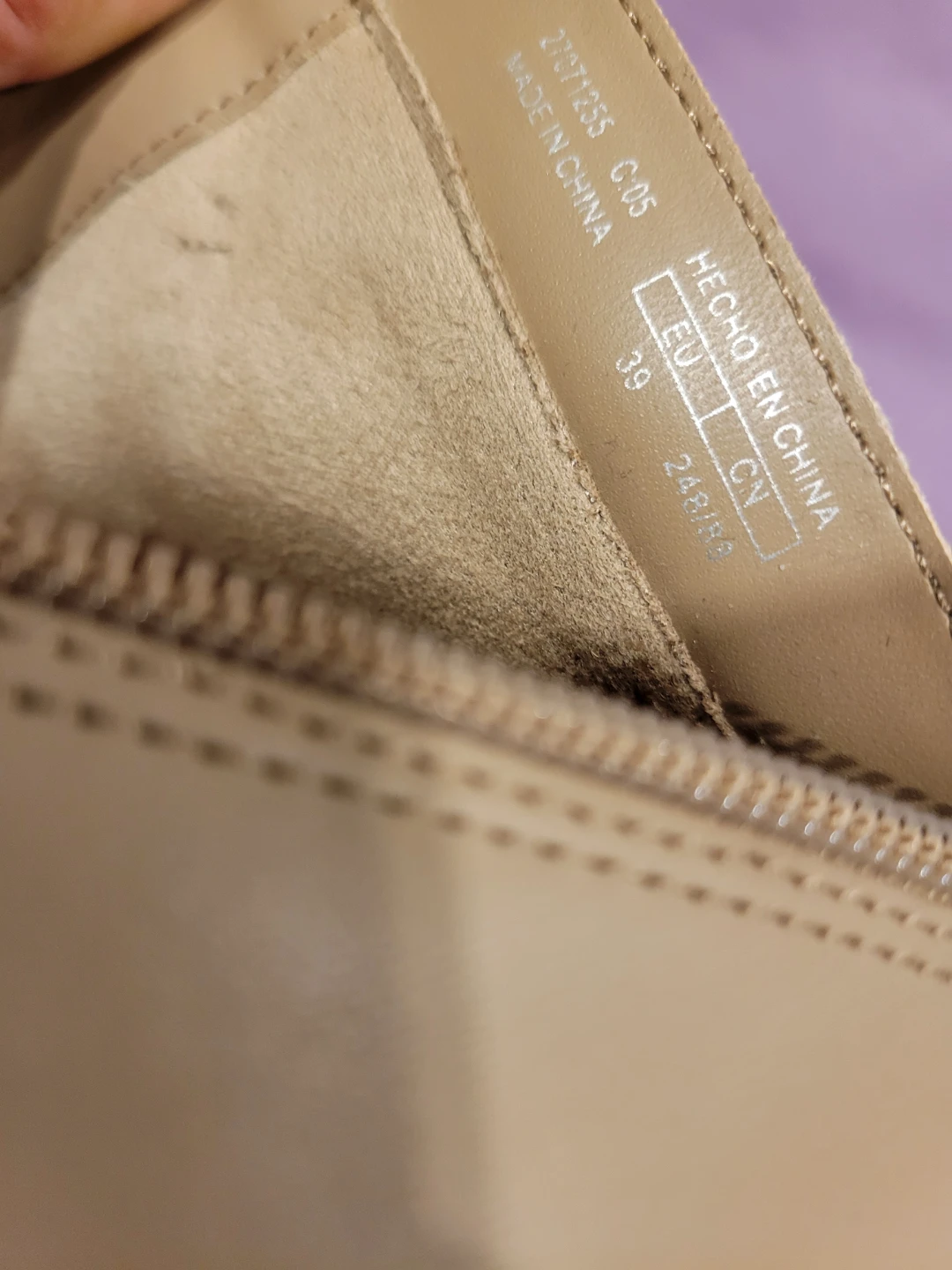 Mango Beige Pointed Toe Ankle Boots size 8 - photo 5