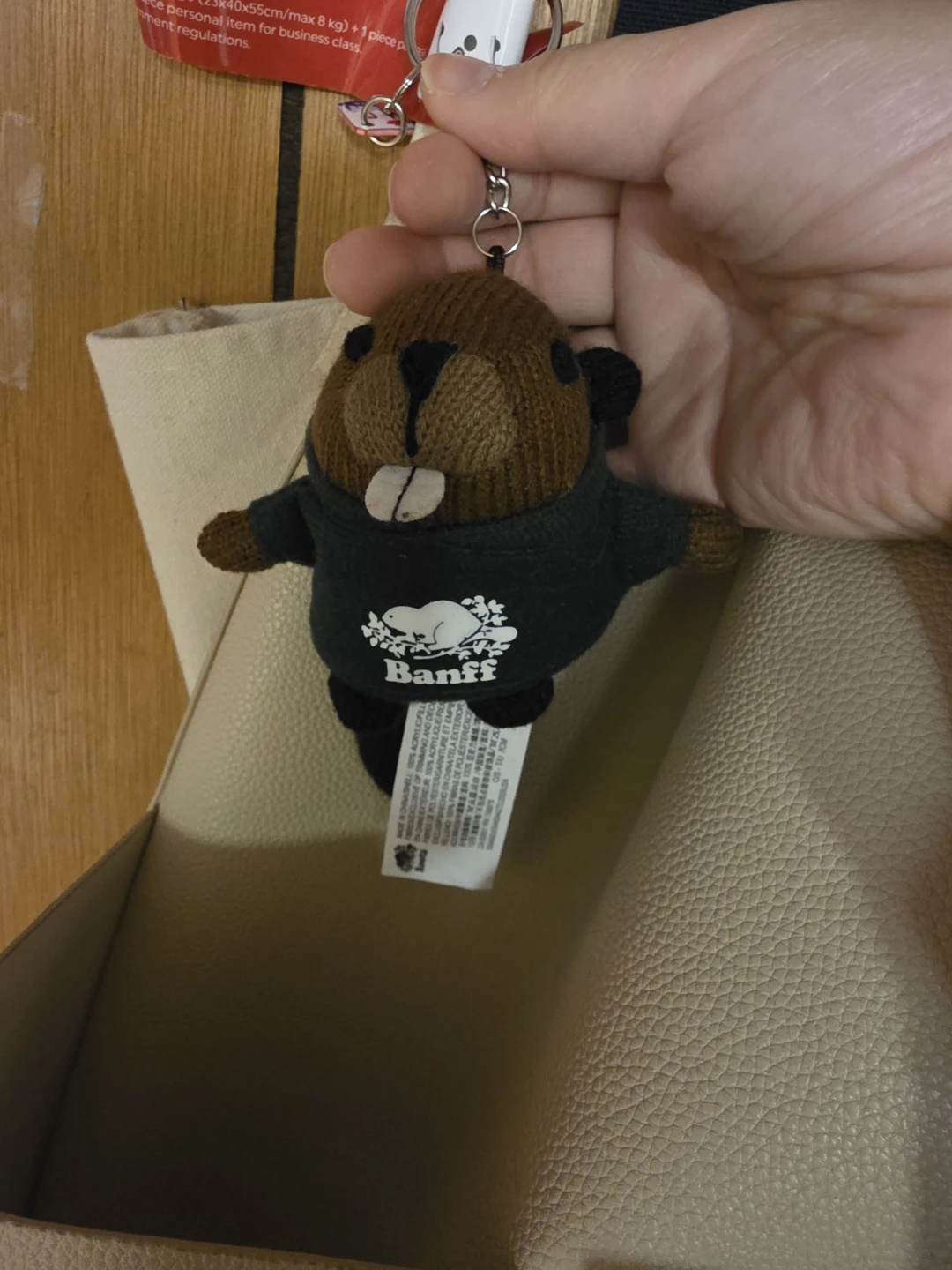 Roots Banff Beaver Keychain