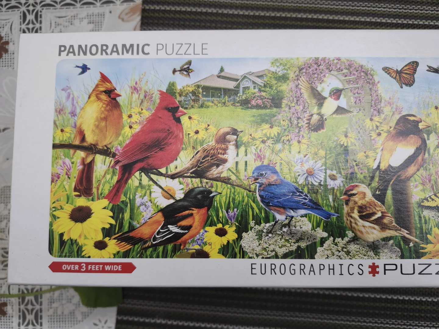EuroGraphics Garden Birds Panoramic Puzzle 1000 Pieces - photo 3