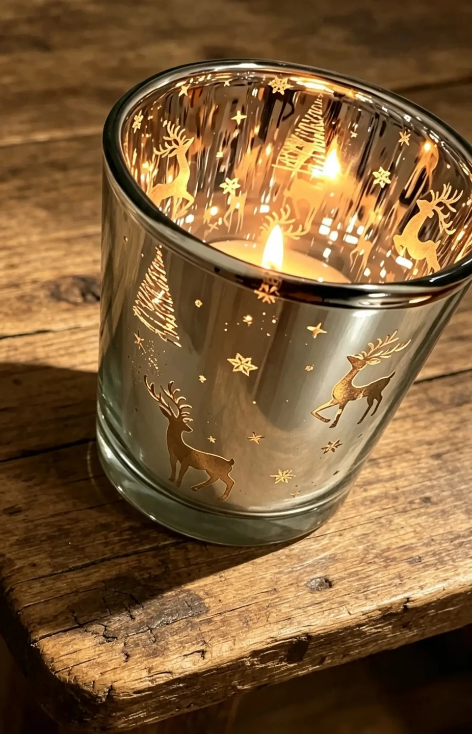 Set of 12 glass tea light candle holders - photo 5