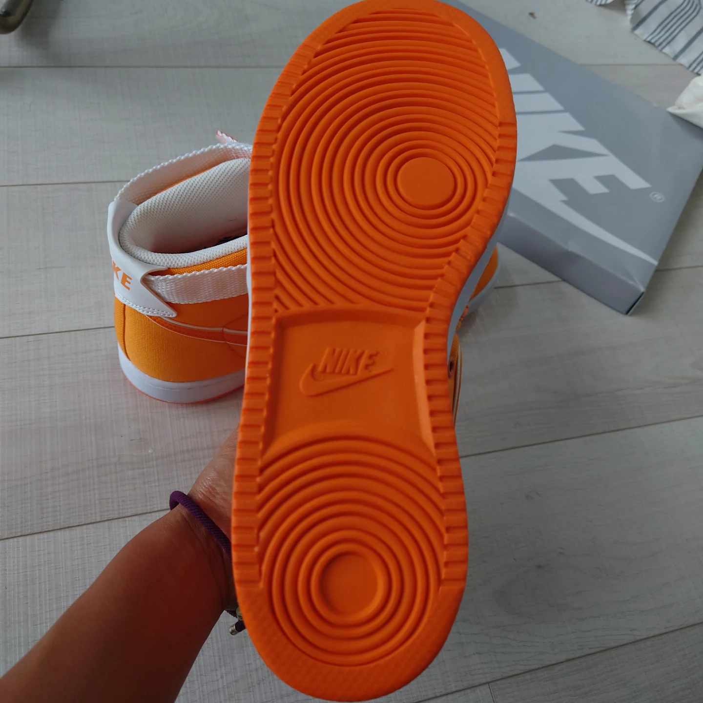 Nike Vandal High Supreme CNVS QS Orange - photo 4