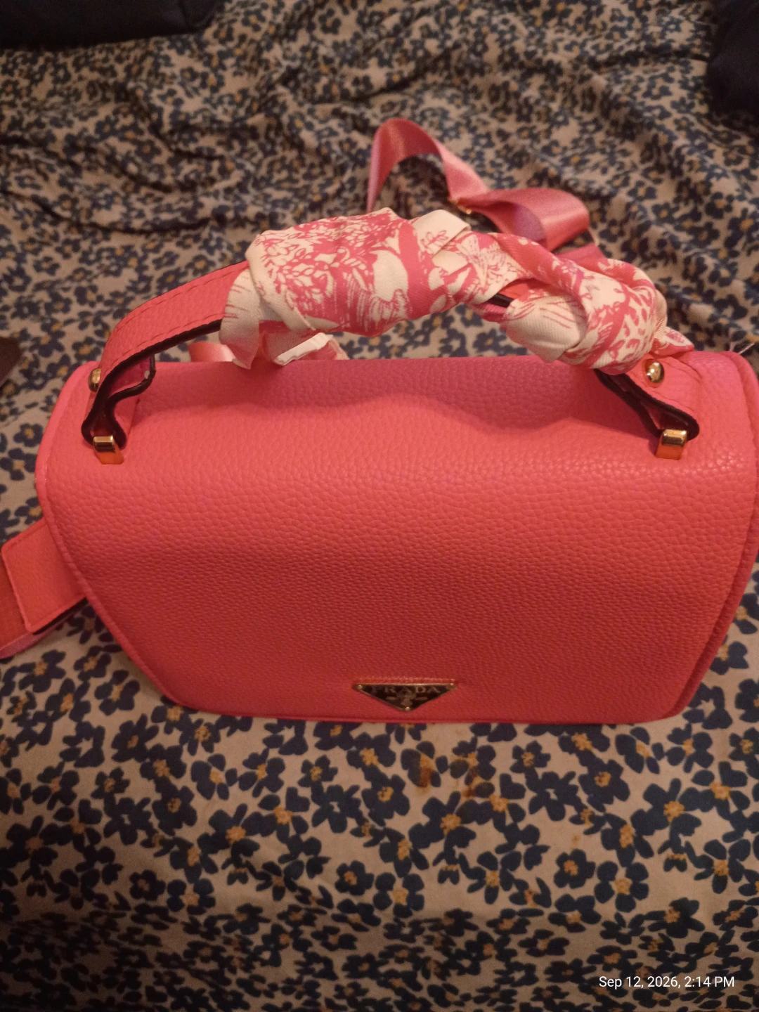 Pink Prada Handbag