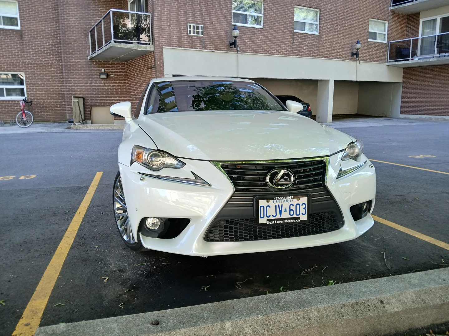 White Lexus IS 250 AWD