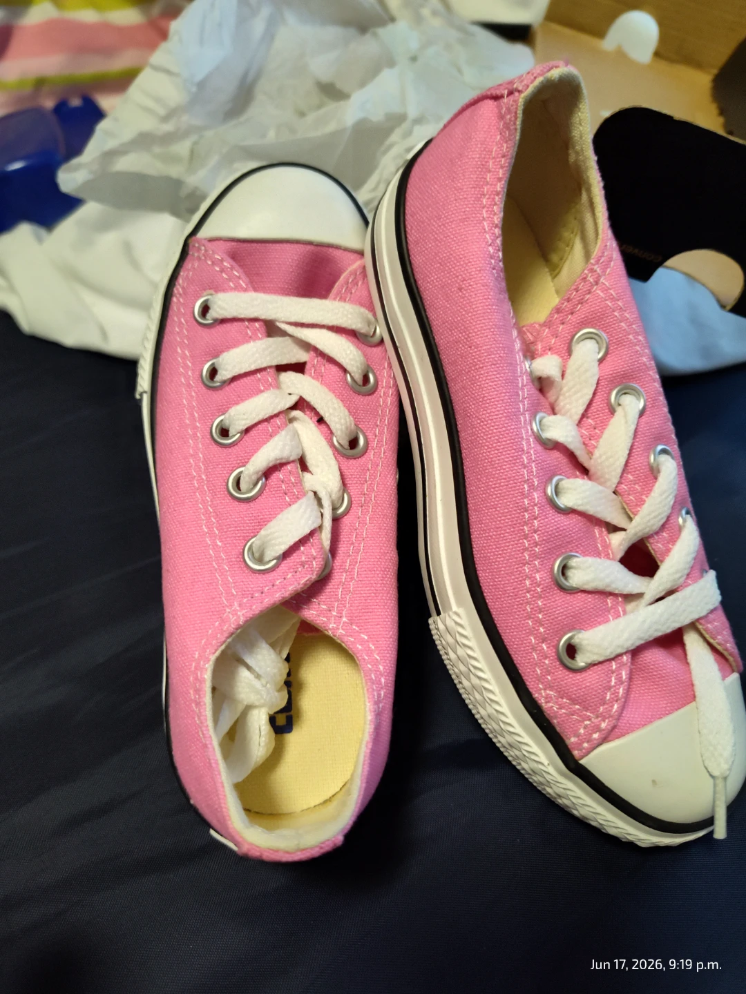 Kids Converse All Star Low Top Sneakers Pink