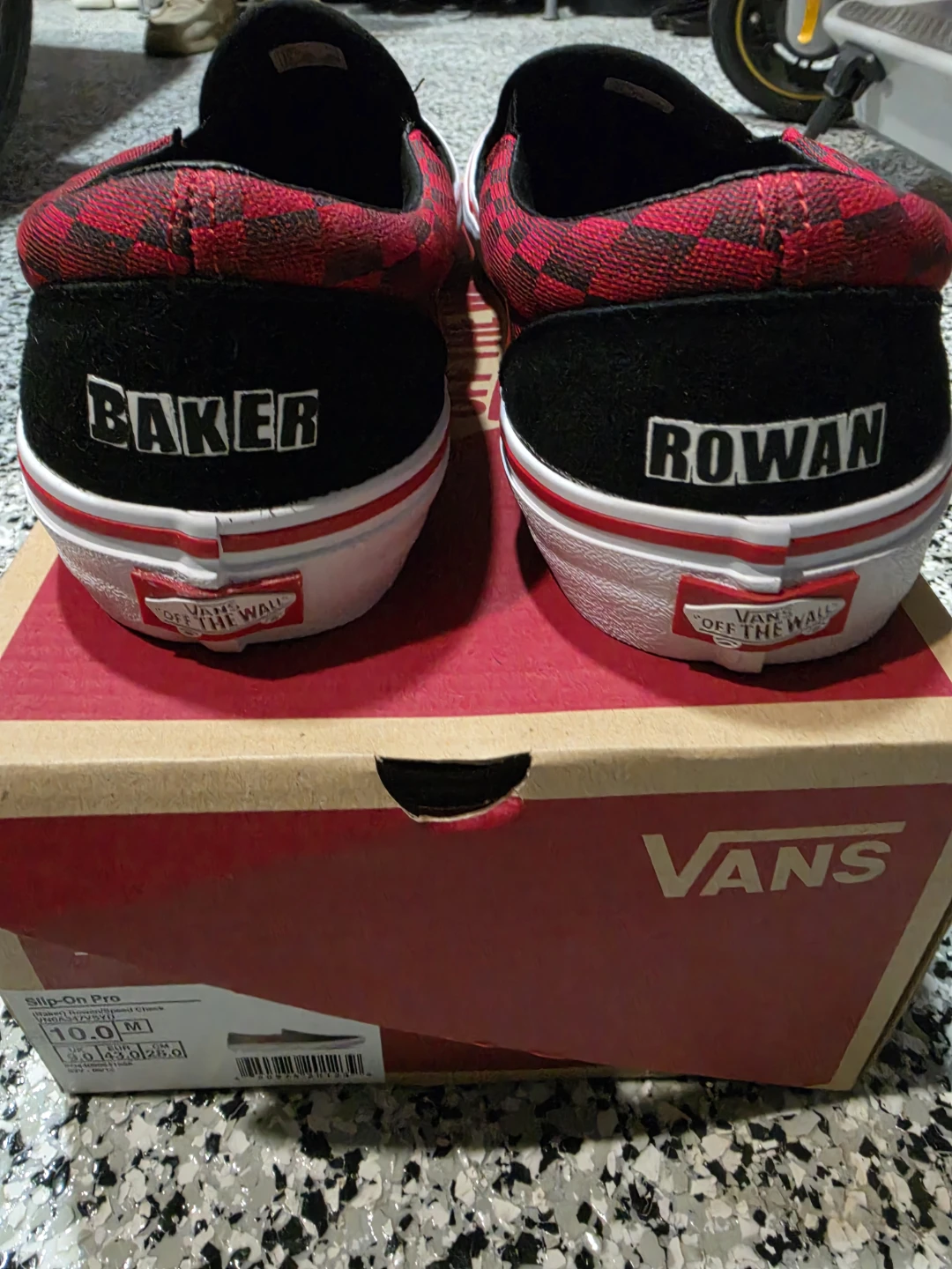 BRAND NEW Vans Slip-On Pro Baker Rowan Men's Size 10 - photo 2