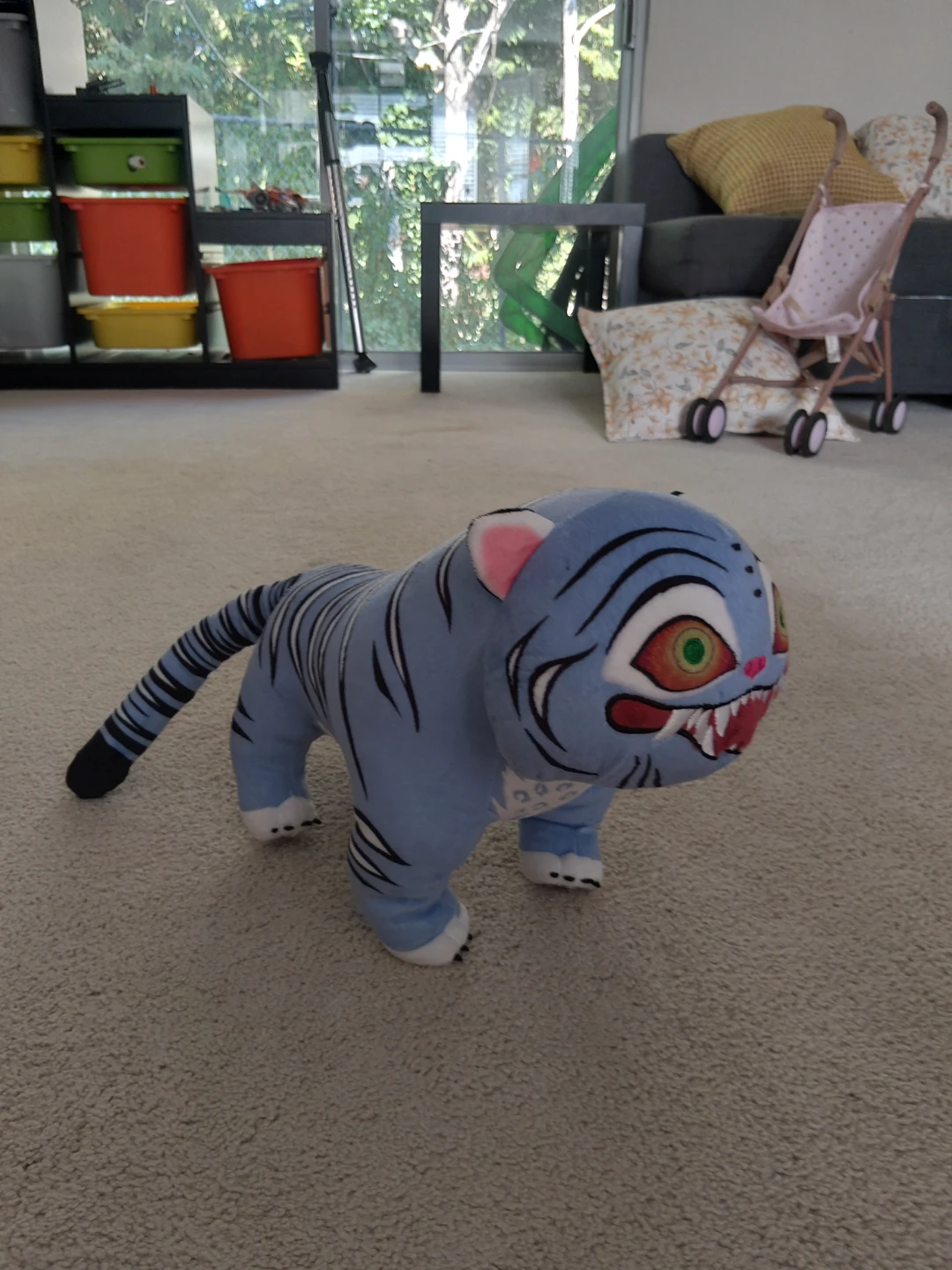 KPop Demon Hunters 12 inch Derpy Tiger Plush Toy - photo 2