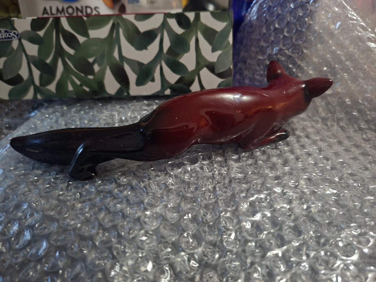 Royal Doulton Flambe Stalking Fox Figure (Red & Black) - photo 4