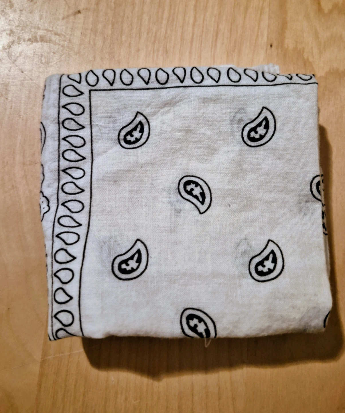 White paisley bandana - photo 3