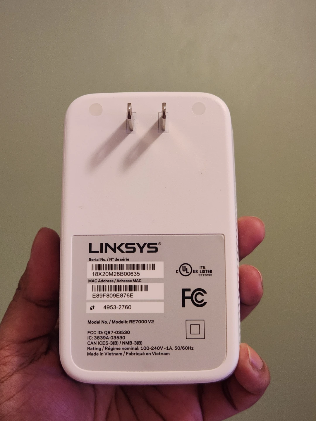 Linksys RE7000 V2 Wi-Fi Range Extender - photo 2