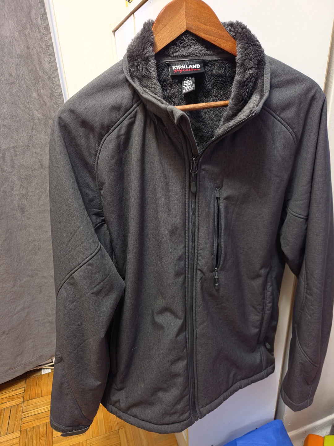 Kirkland Signature Softshell Jacket - Dark Grey