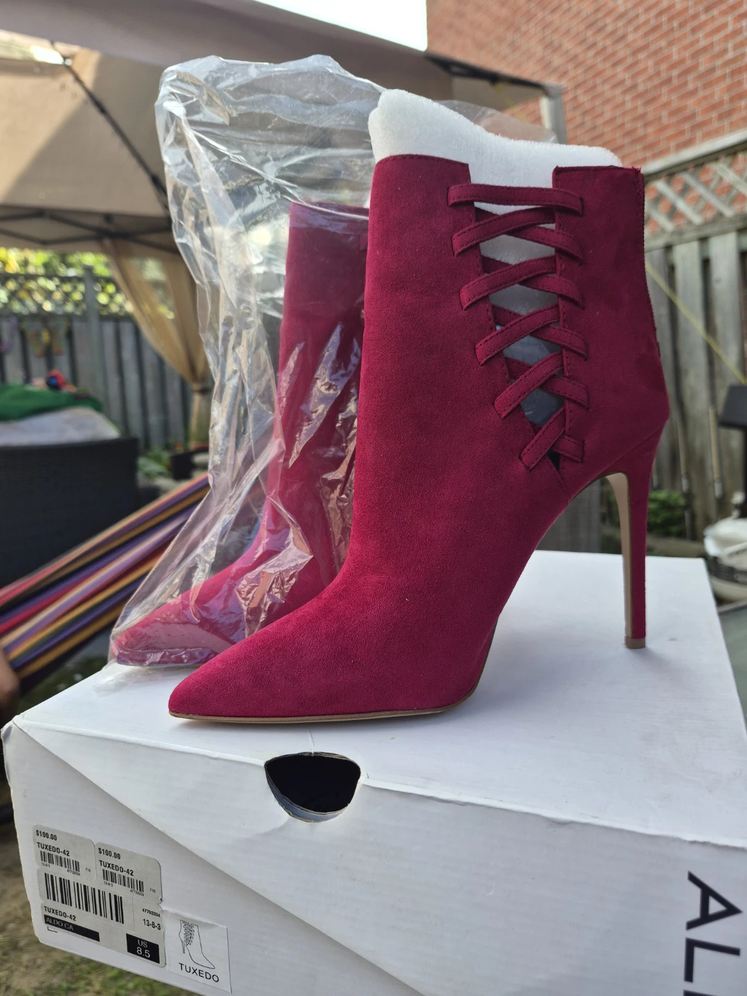Aldo Tuxedo Ankle Women Boots - Size 8.5 - photo 3