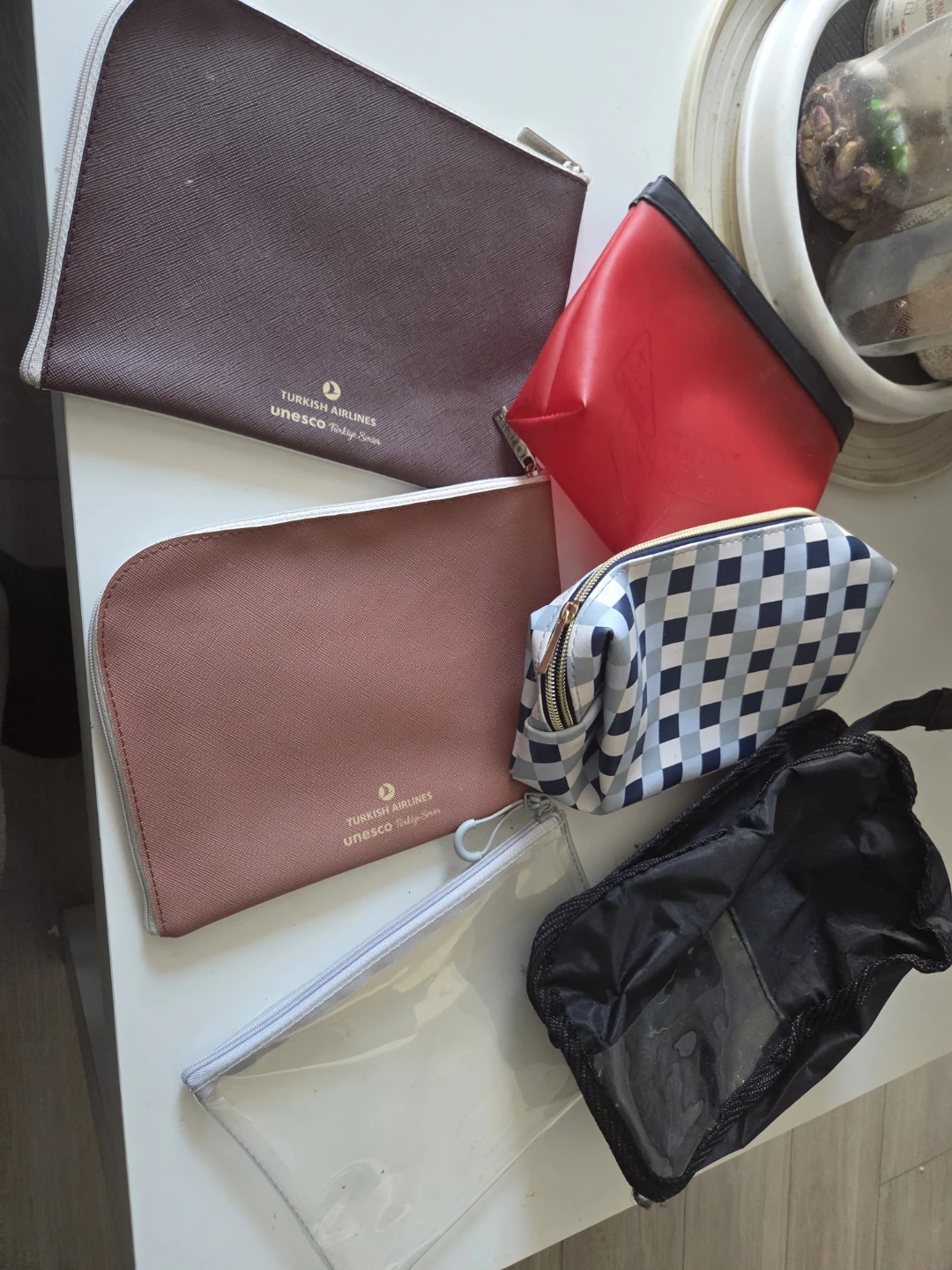 Set of 5 Assorted Travel Toiletry Pouches - photo 3