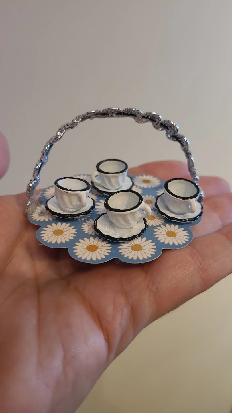 Miniature Tea Set Ornament