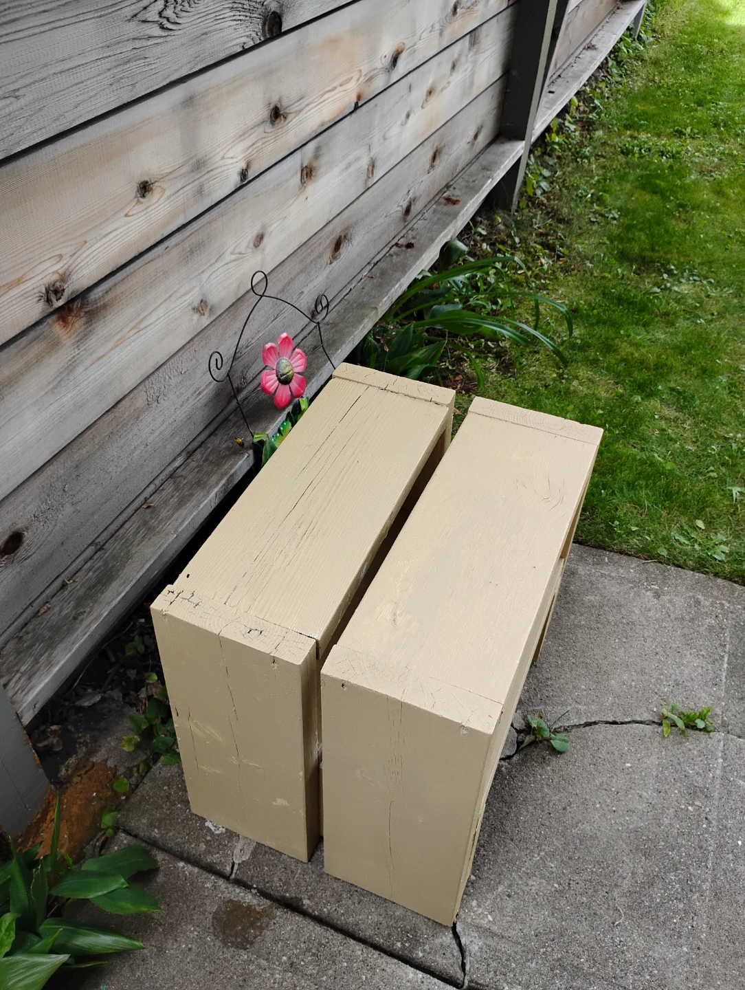 Two Wooden Step Stools - photo 3
