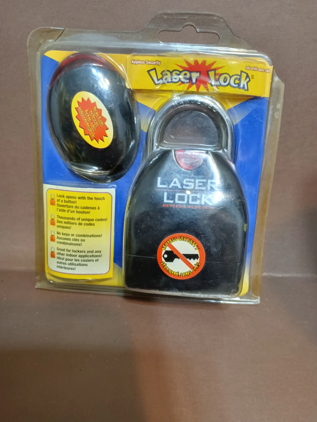 Laser Lock Keyless Security Padlock