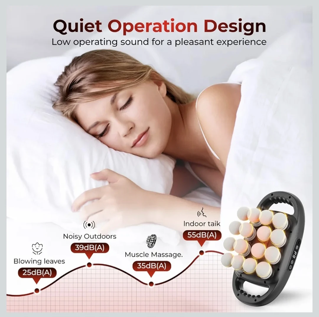 16-Head Handheld Muscle Massage Gun - photo 4