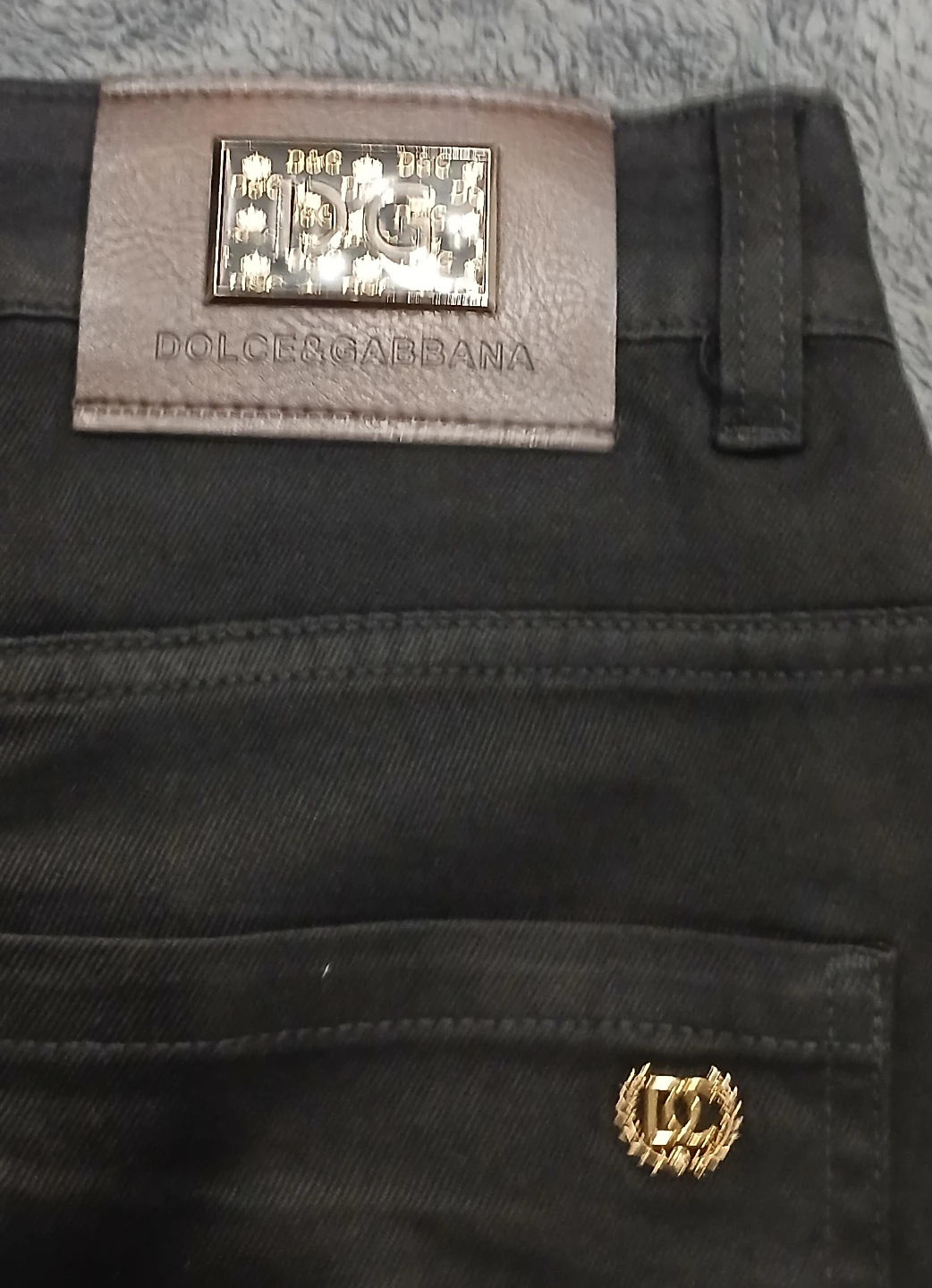 Dolce & Gabbana Black Denim Jeans