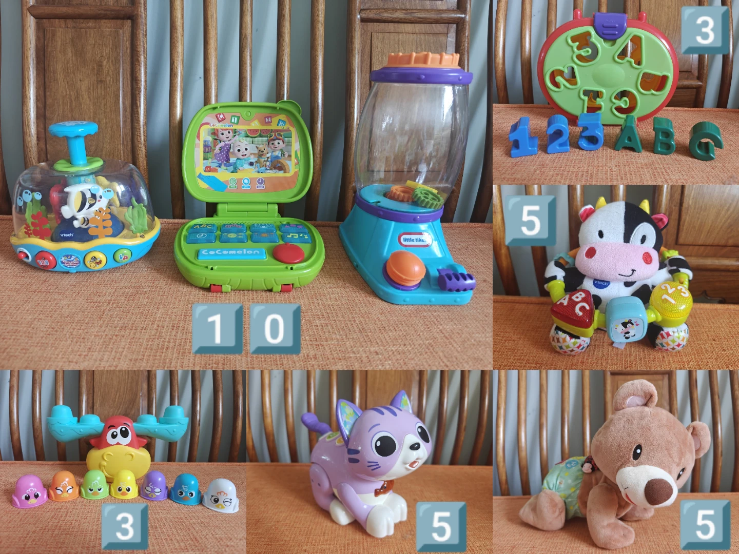 VTech, Little Tikes and Cocomelon Interactive Toy Bundle