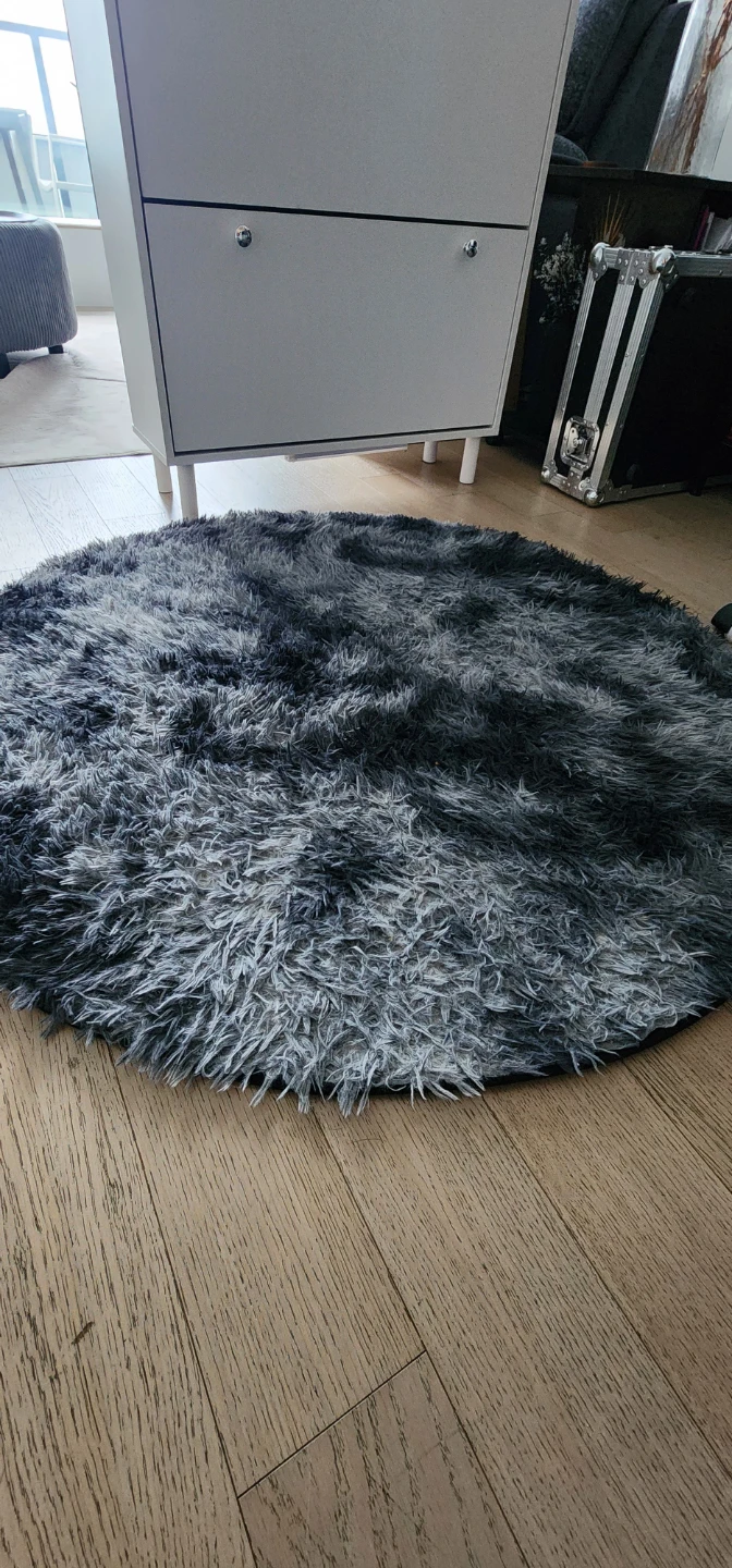 4X4 Feet Non-Slip Plush Rug
