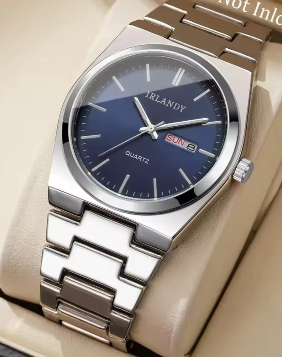 Irlandy Quartz Blue Dial Watch