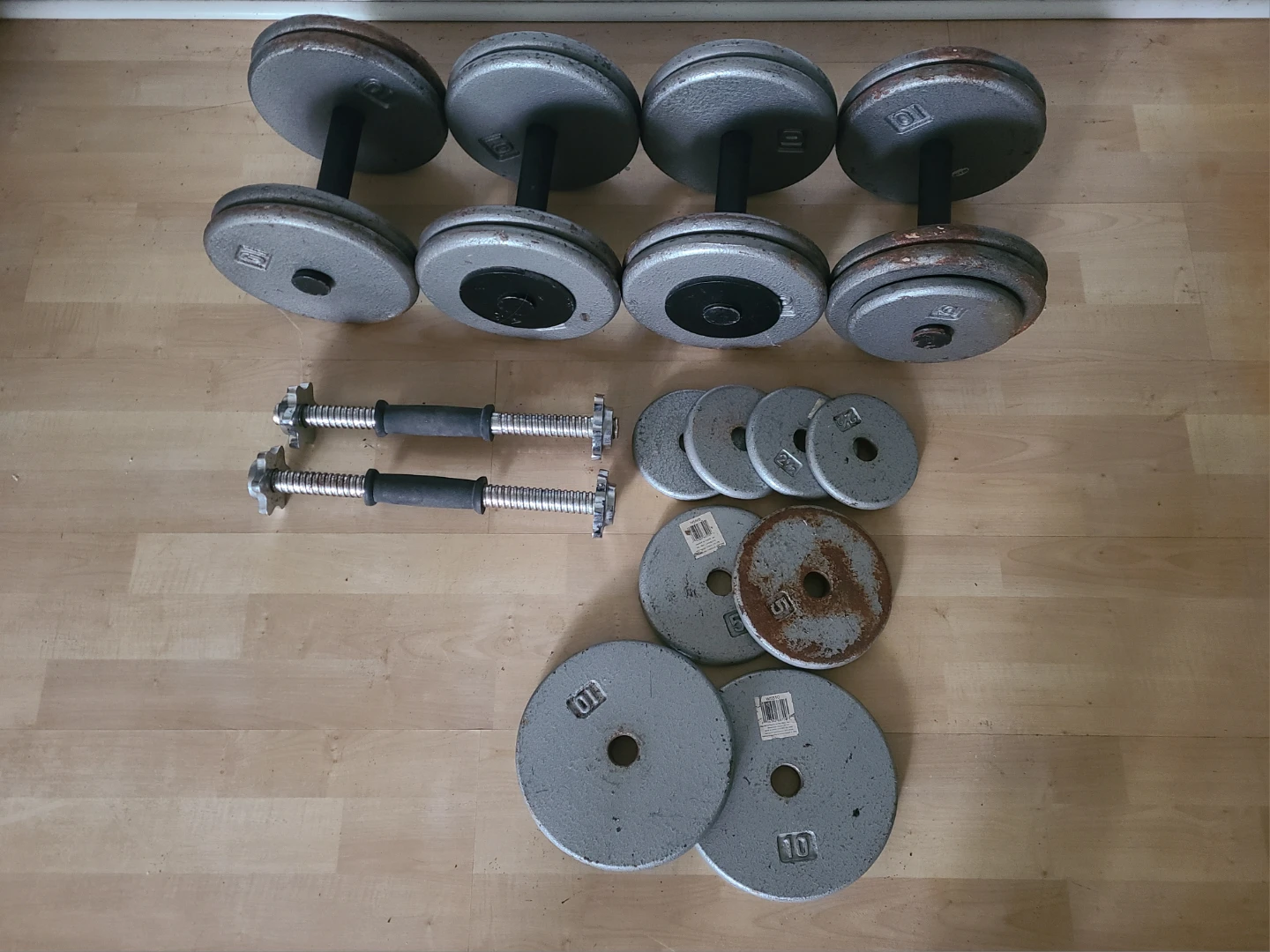 Adjustable Dumbbell Set with Extra Weight Plates - photo 3