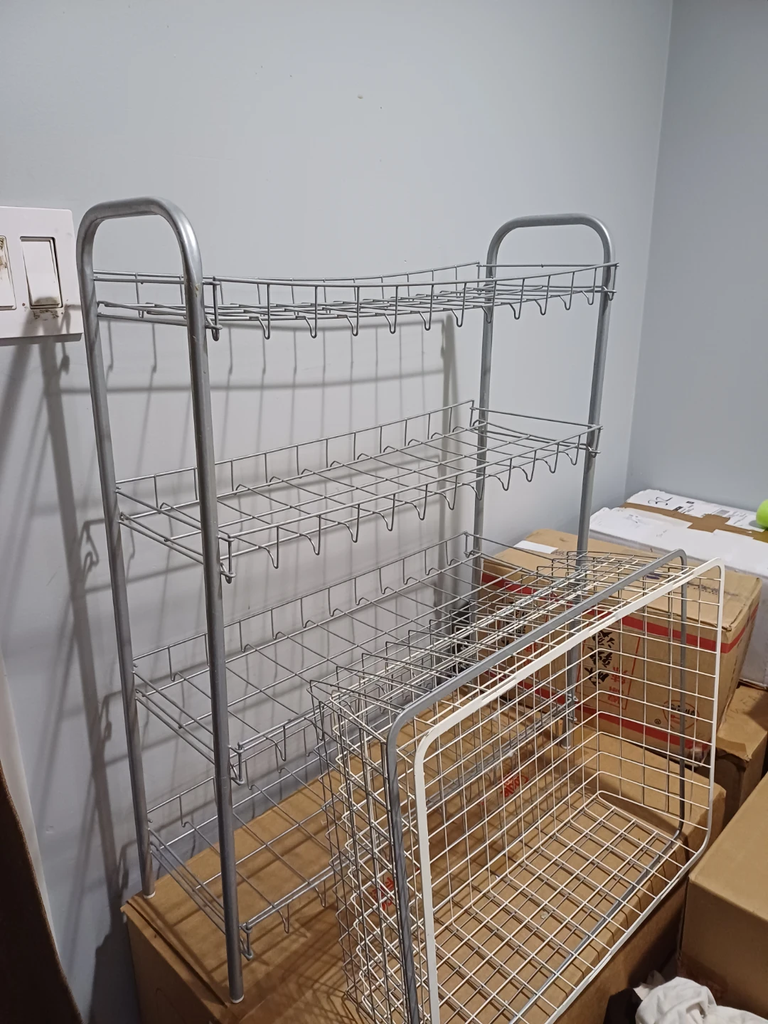 Metal Wire Storage Shelving Unit
