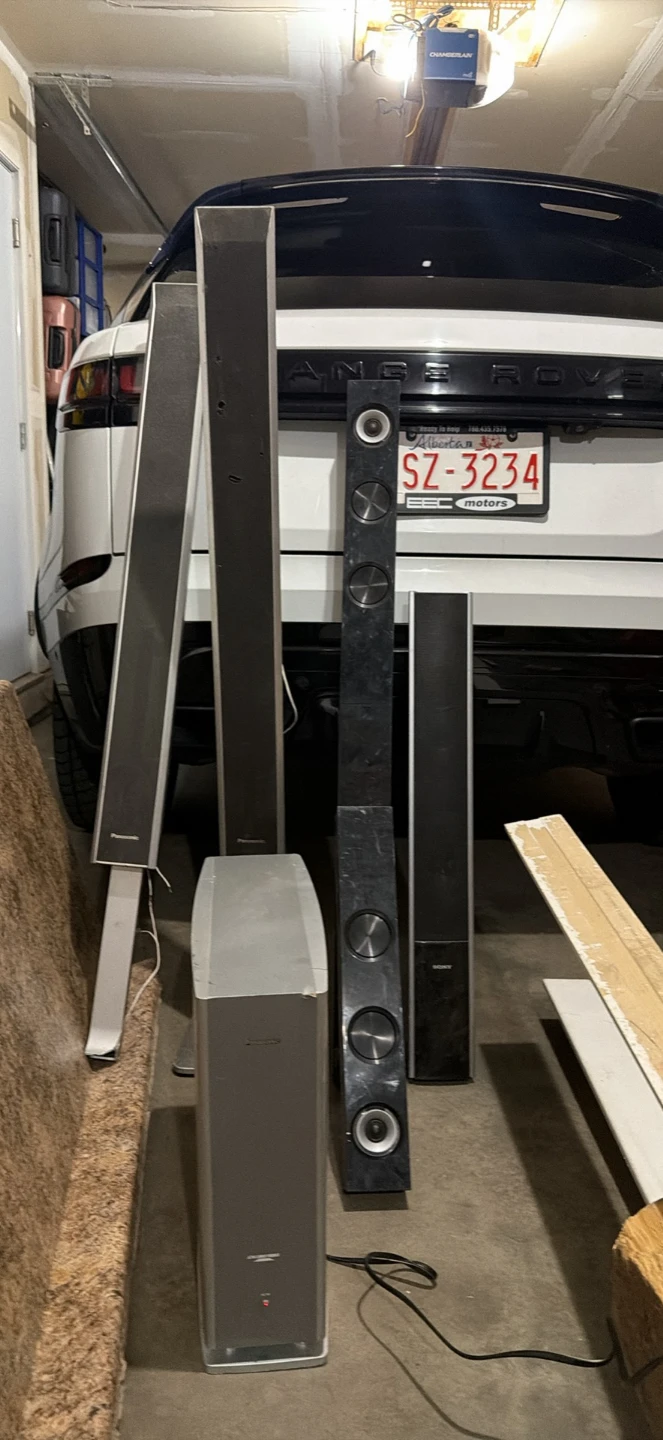 Mixed Home Audio Speaker Lot
