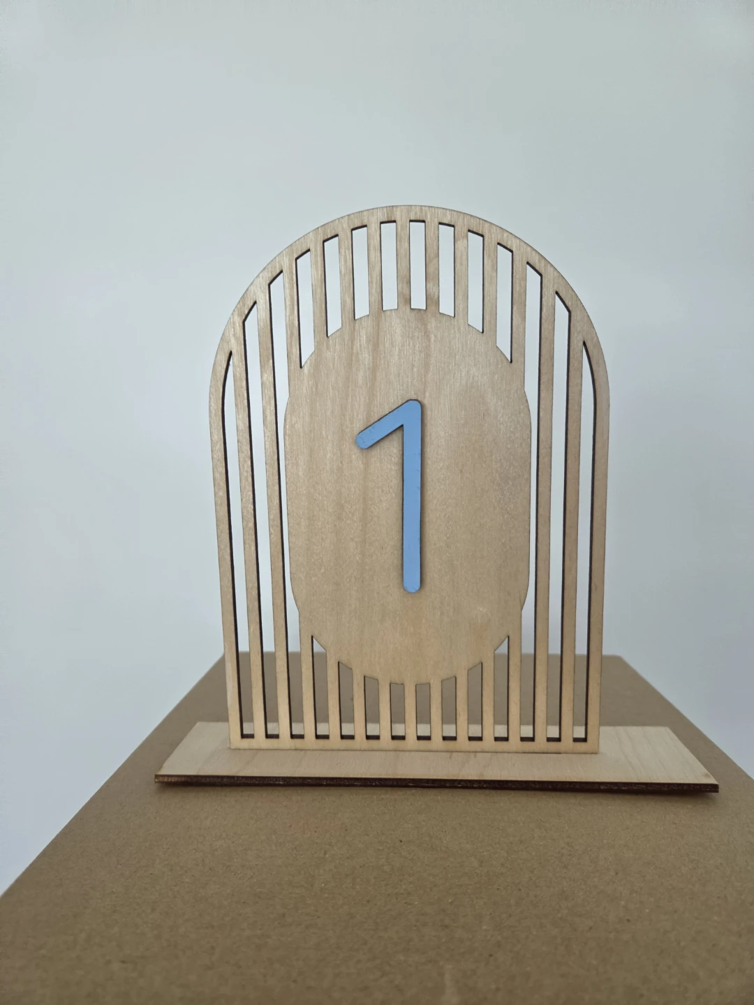 Wooden Arch Table Numbers