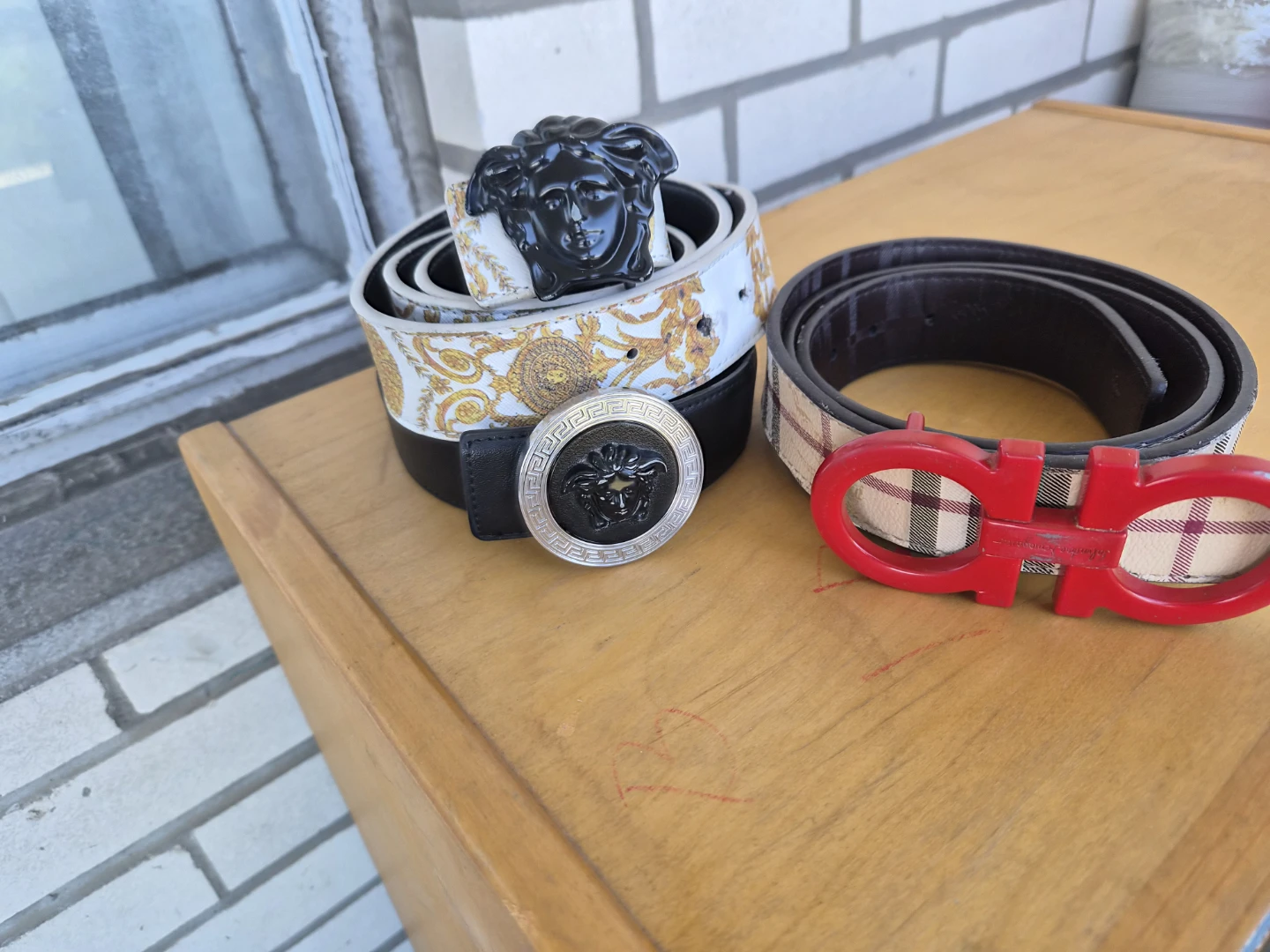 Selection of designer belts - photo 3