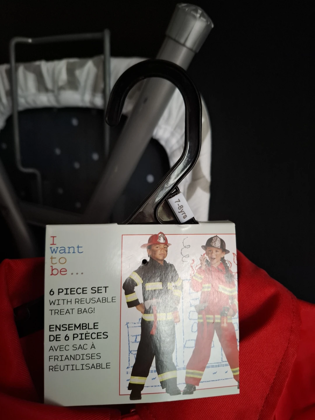 Kids firefighter costume 7-8 years old with accessories - photo 2