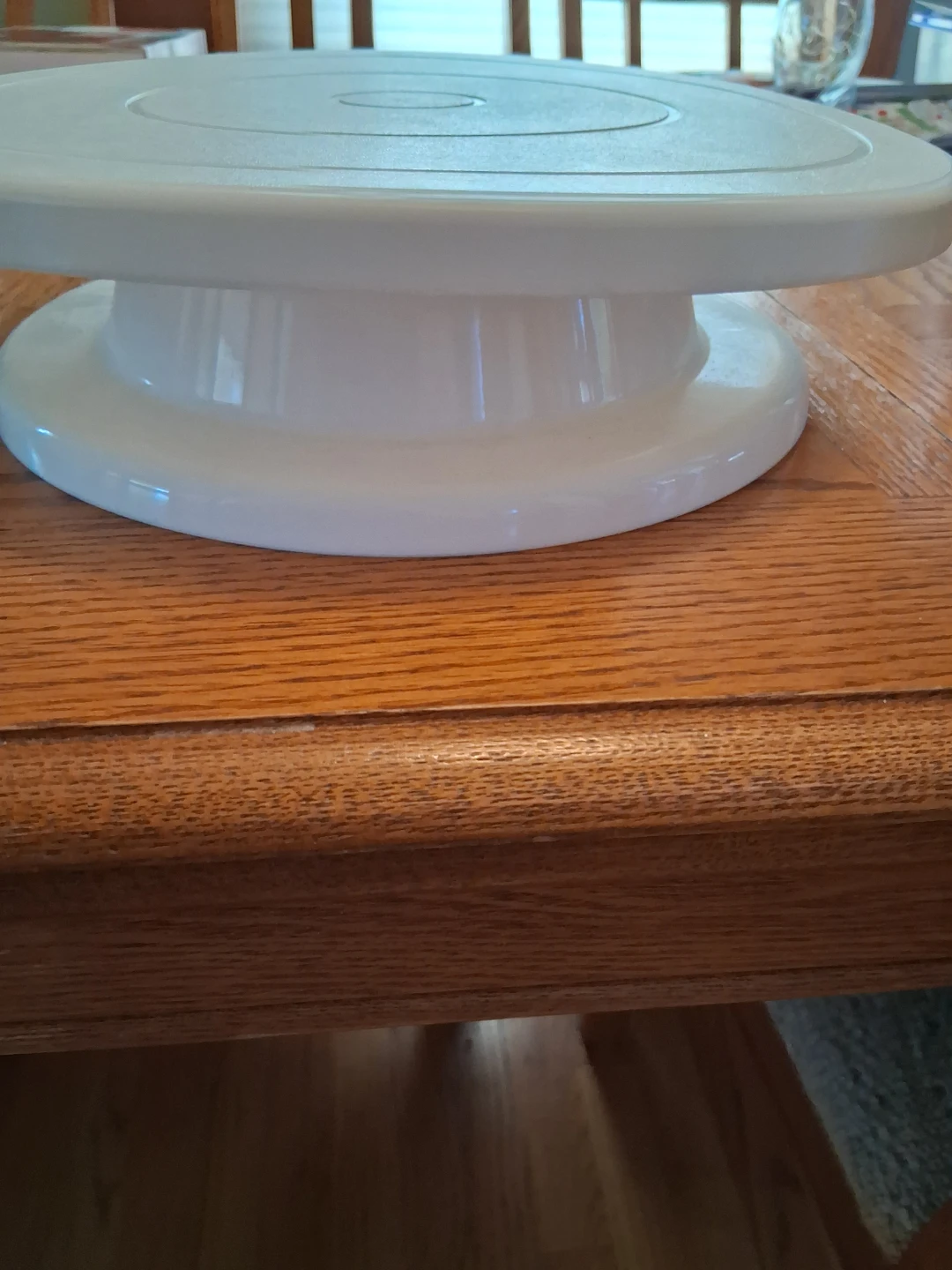 White Rotating Cake Turntable - photo 2