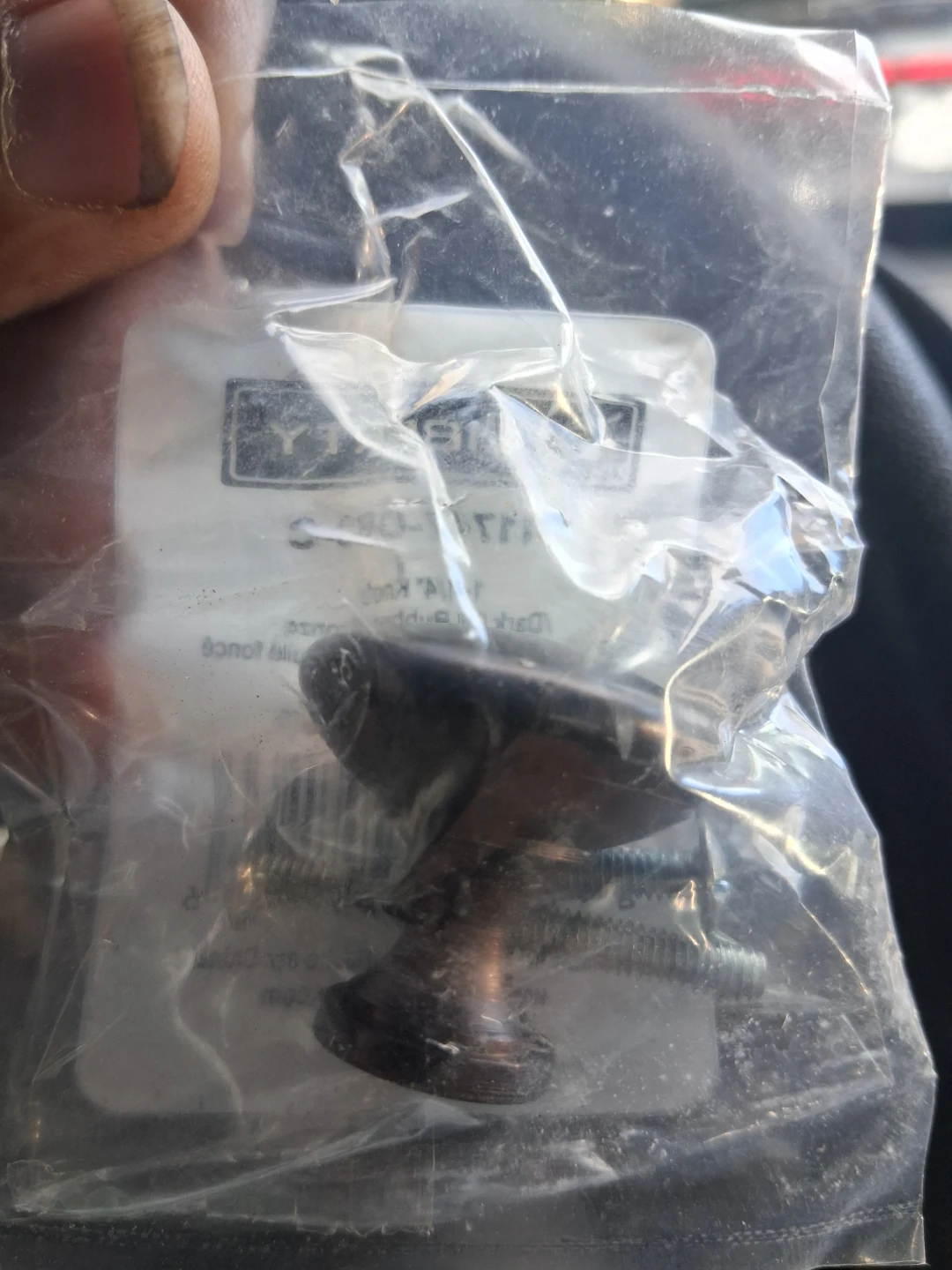 Liberty Hardware 1-1/4 Inch Knob - Dark Oil Rubbed Bronze