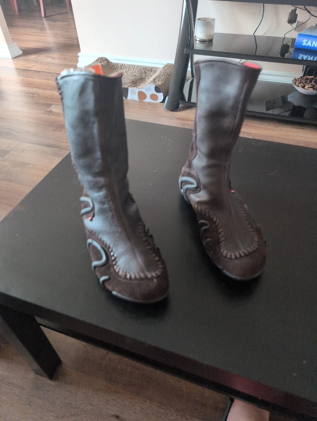 Ecco Brown Leather Boots