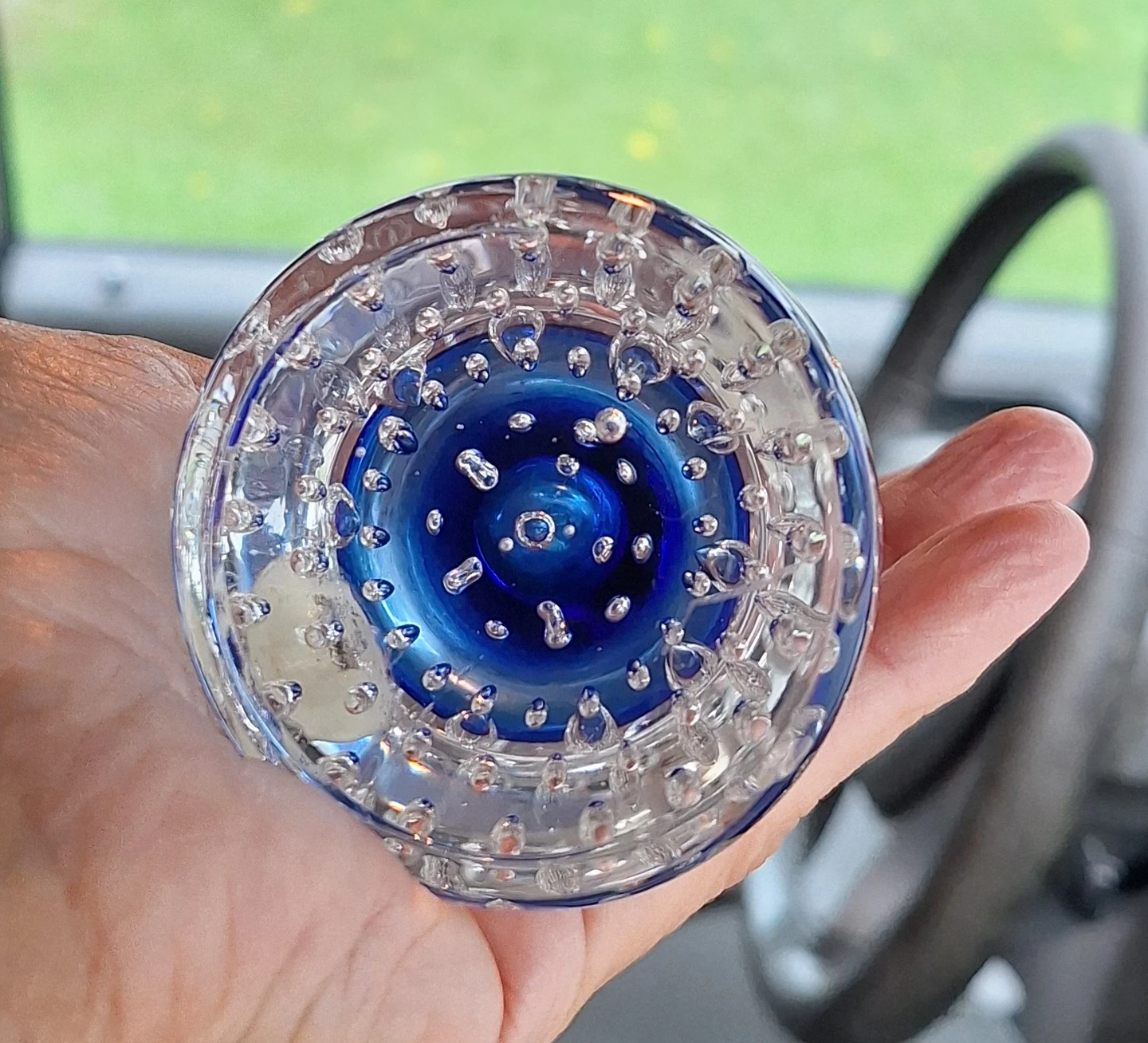 Vintage Swedish Art Glass Bud Vase (Kit Cat Club) - photo 3