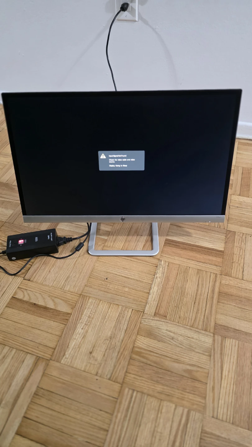 HP 23er 23-inch Monitor with Havit Laptop Adapter