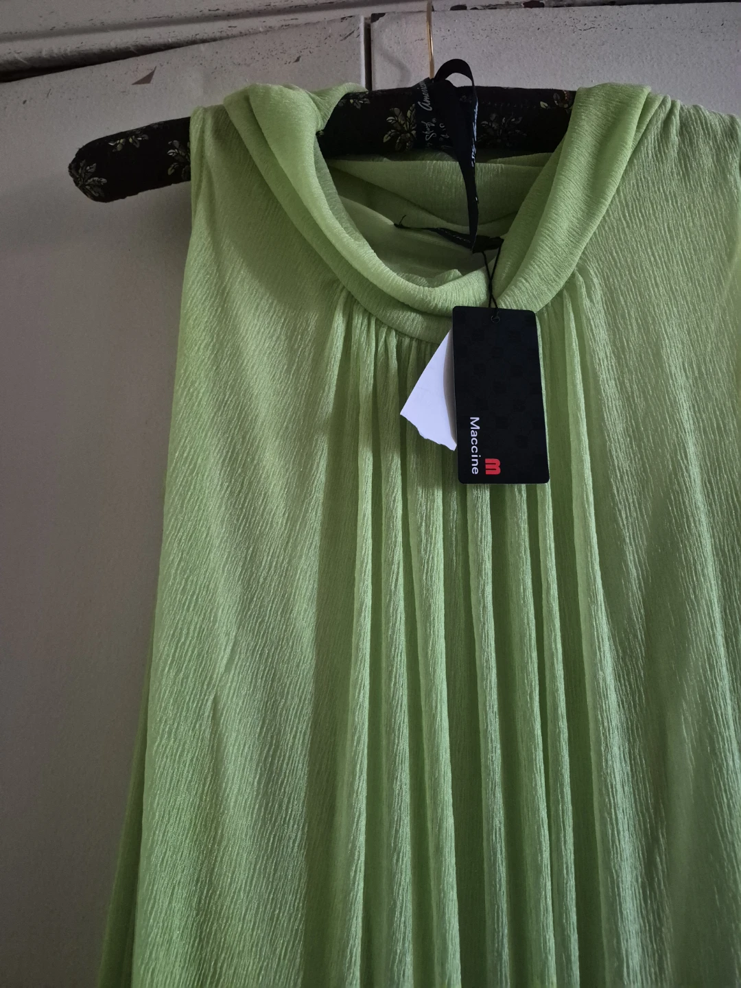 Maccine Lime Green Sleeveless Top - photo 2