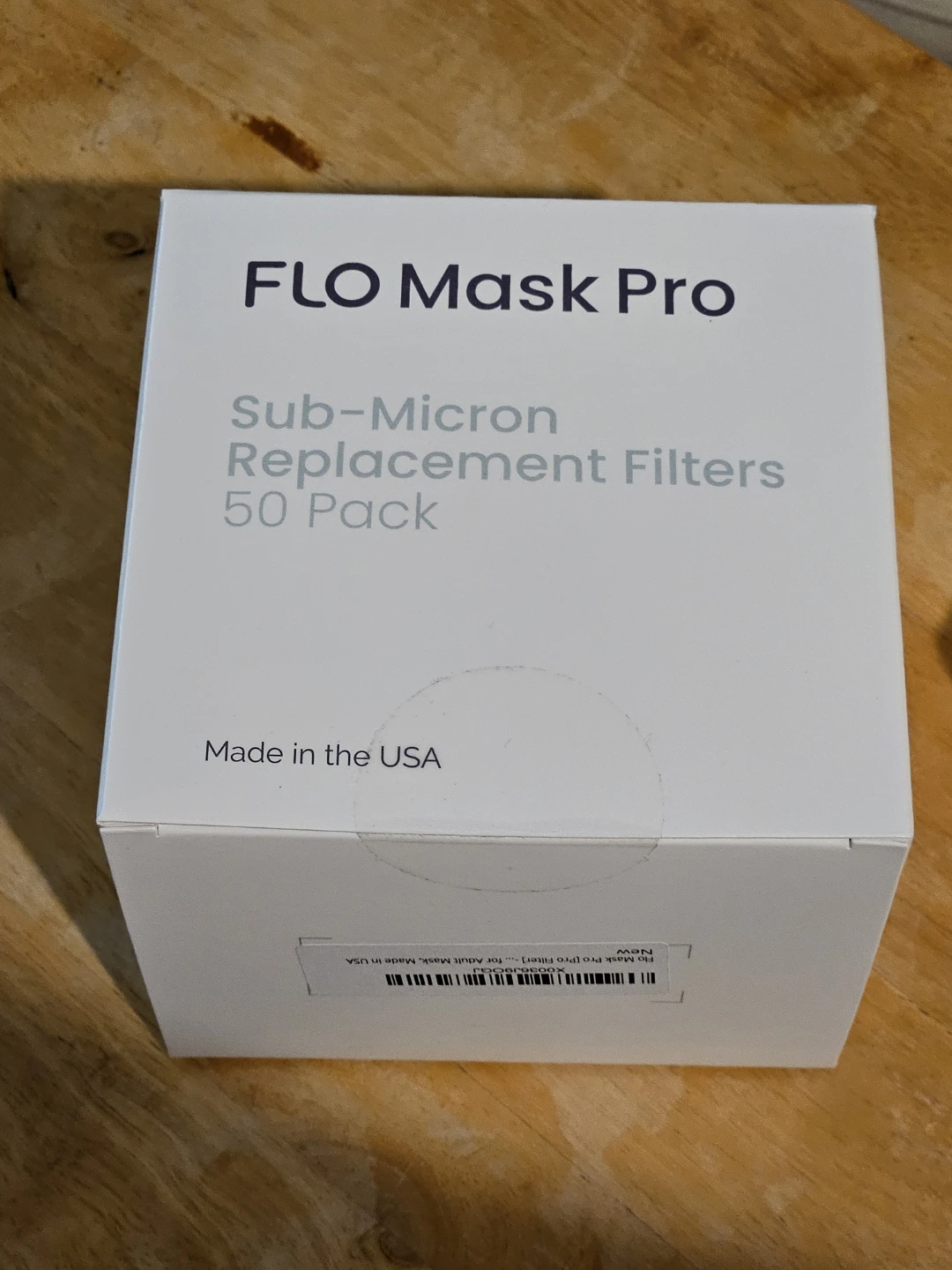 Adult FLO mask Pro filters 50 pack unopened