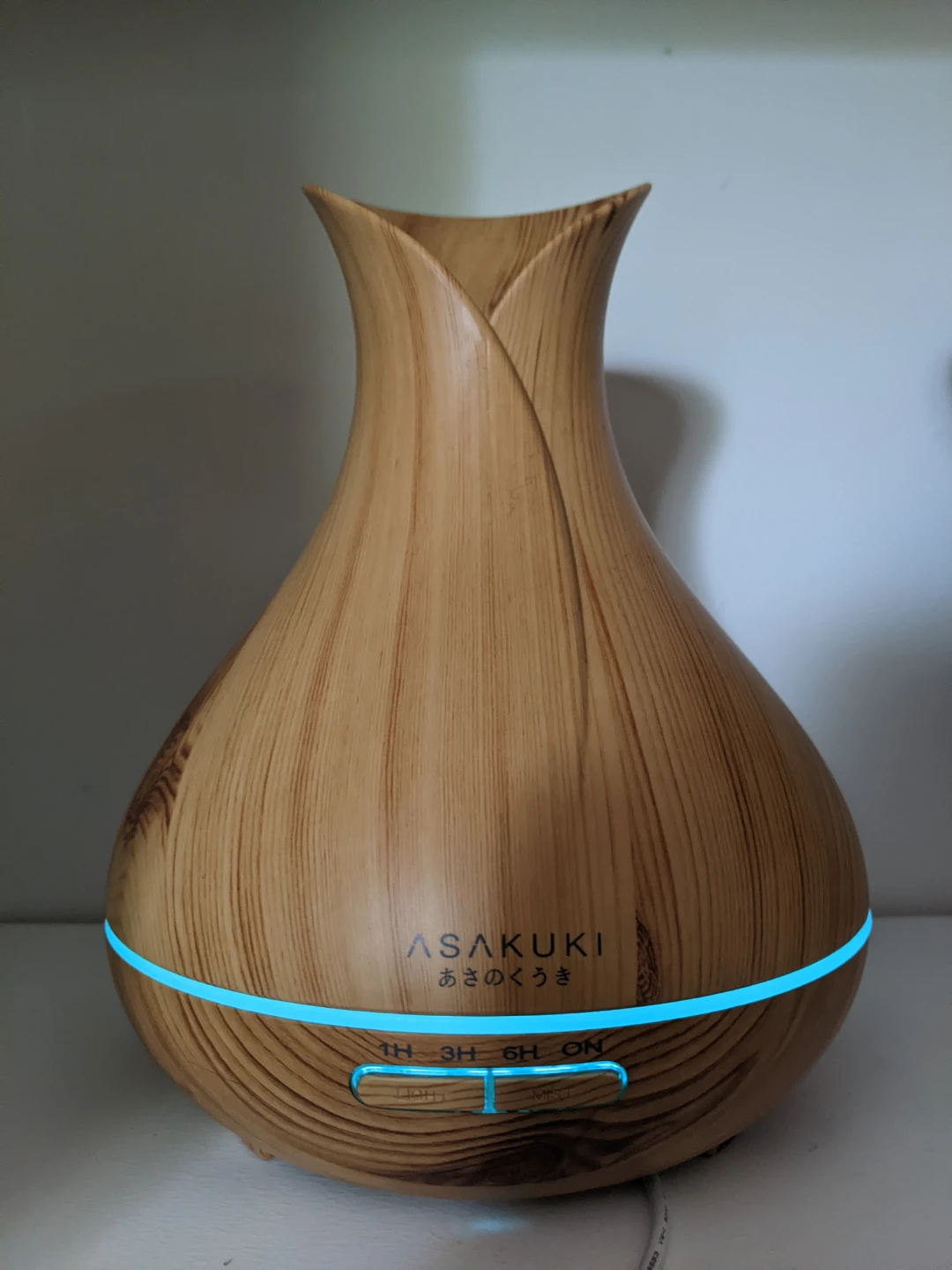 ASAKUKI Wood Grain Essential Oil Diffuser