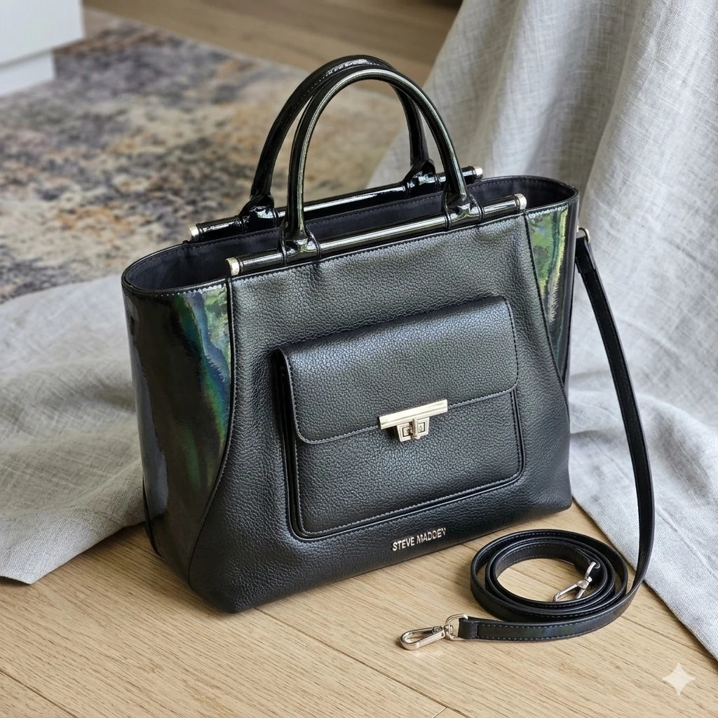 Steve Madden Black Handbag