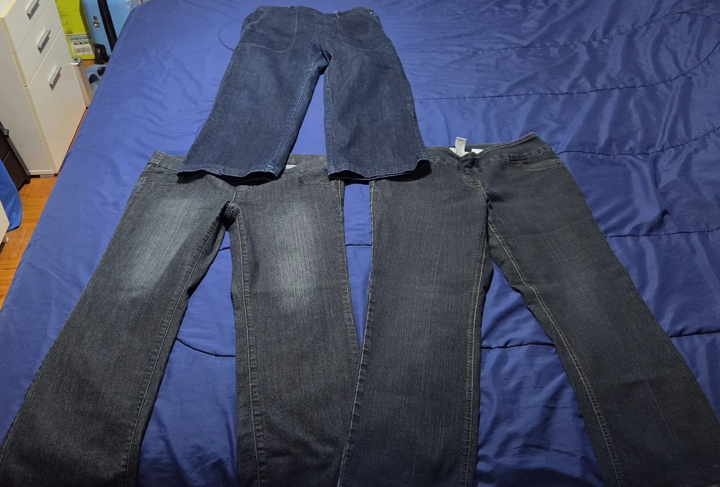 Three Pairs of Assorted Denim Jeans