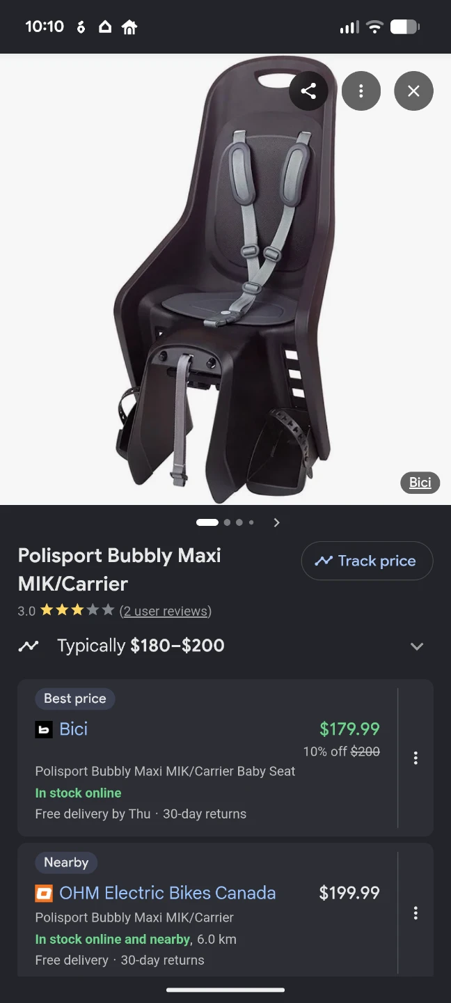 Polisport Bubbly bike seat - photo 2