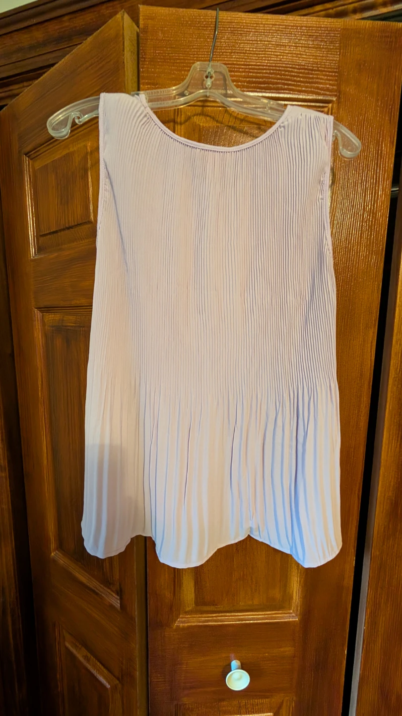 Lightweight violet flowing top - photo 2