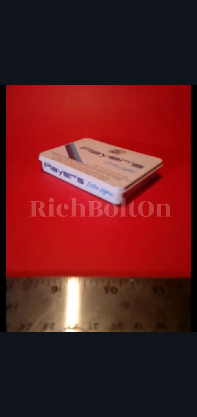 Player's Light Metal Cigarette Tin - photo 3