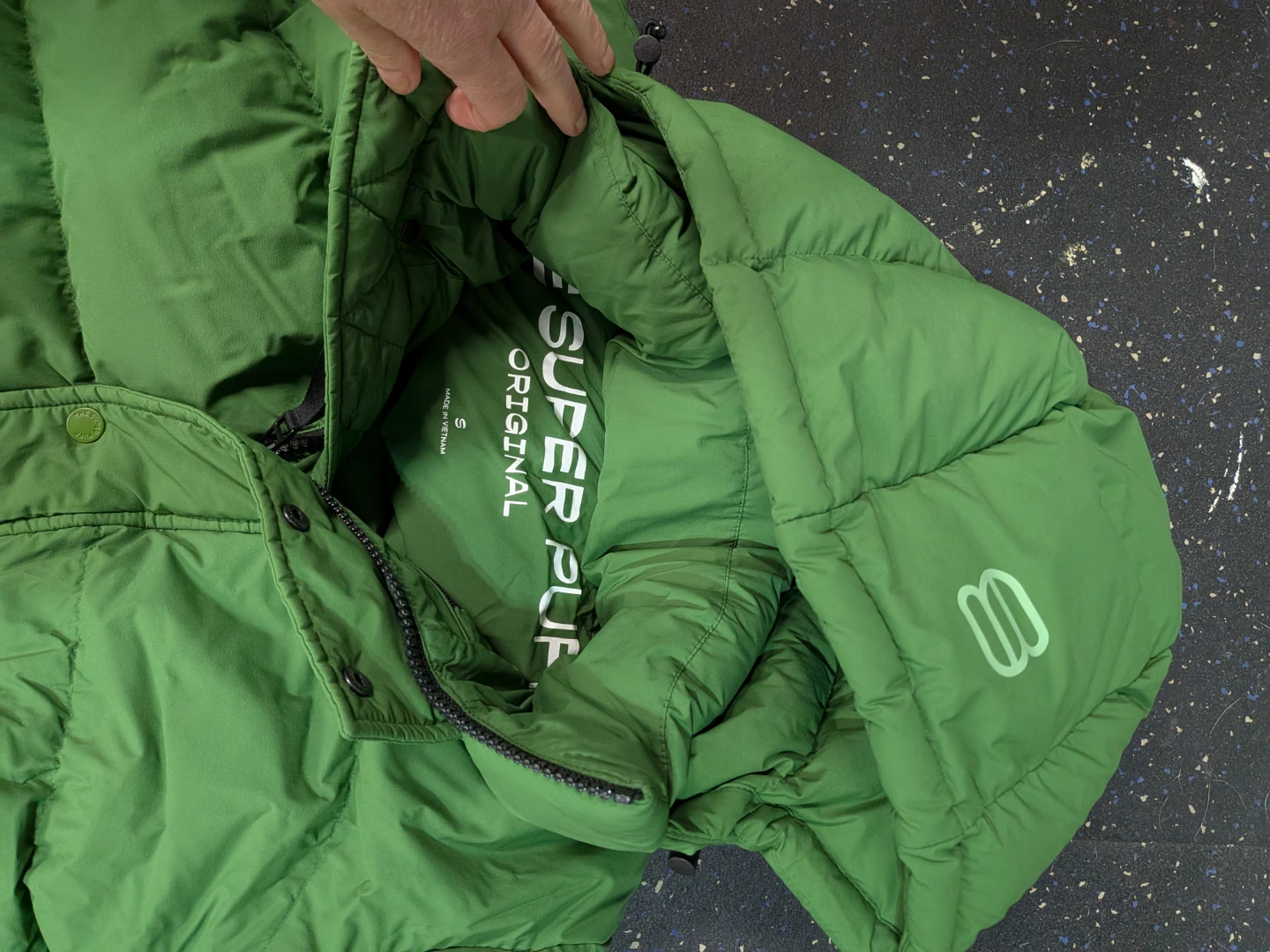 Aritzia The Super Puff Jacket - Green - photo 3