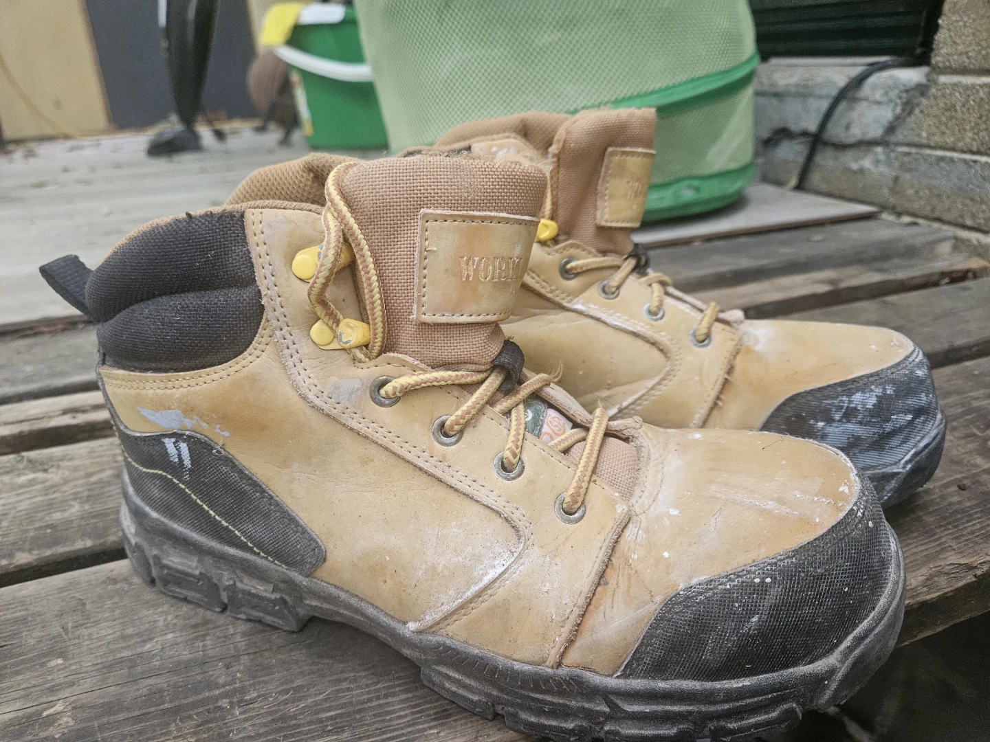 Trooper Work Boots Size 8