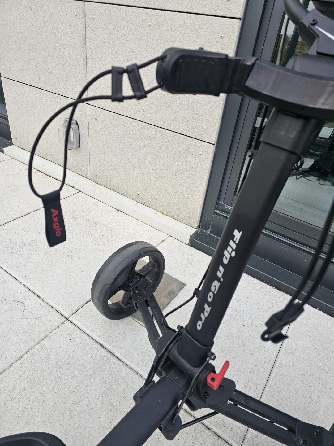 Axglo Flip n' Go Pro 4-Wheel Golf Push Cart - photo 3